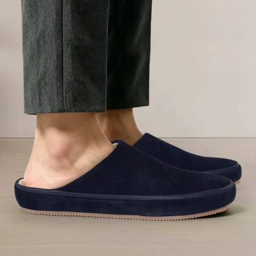 PAMIR Men's Genuine Suede Mule Slippers SF7158
