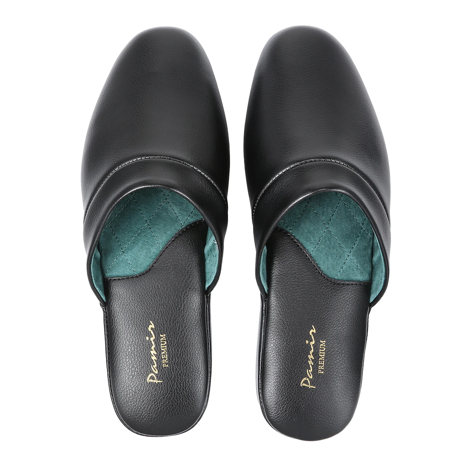 PAMIR Men's Genuine Leather Scuff Slippers SF728