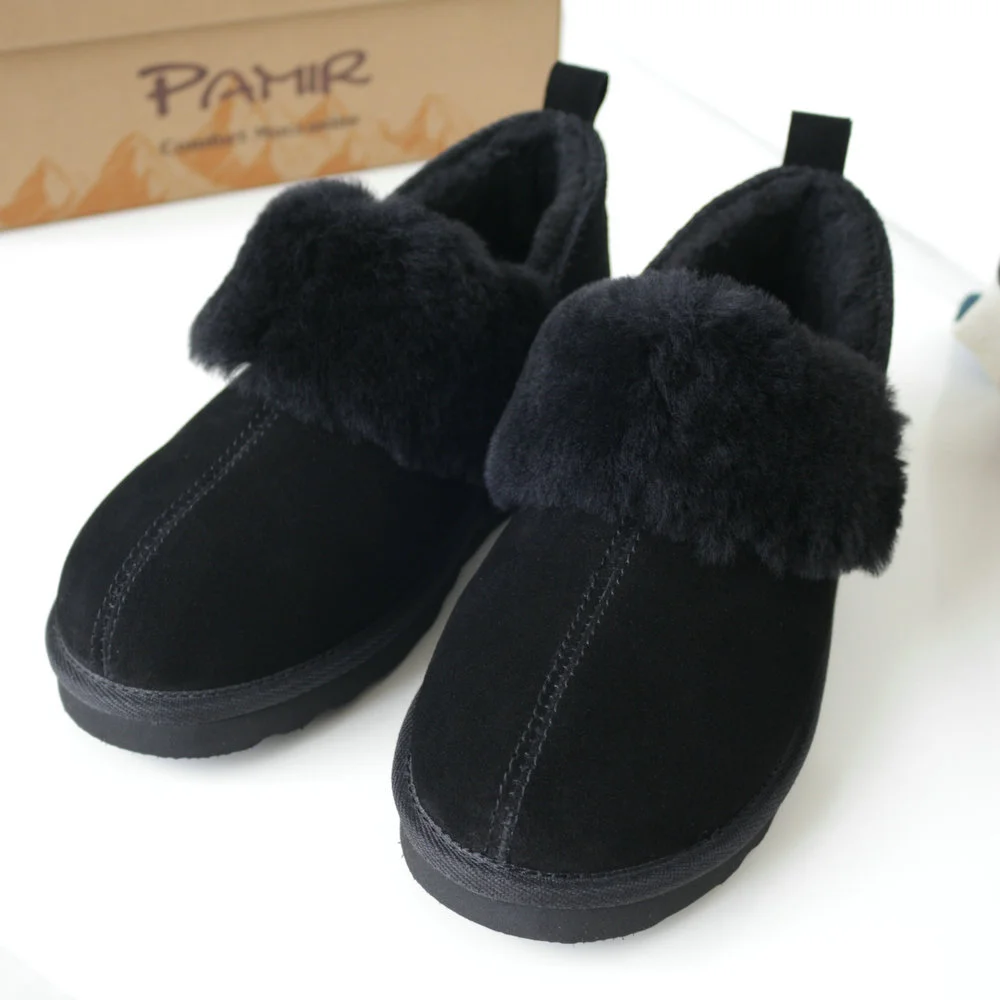 PAMIR Women's Genuine Suede Slipper Boots SF628
